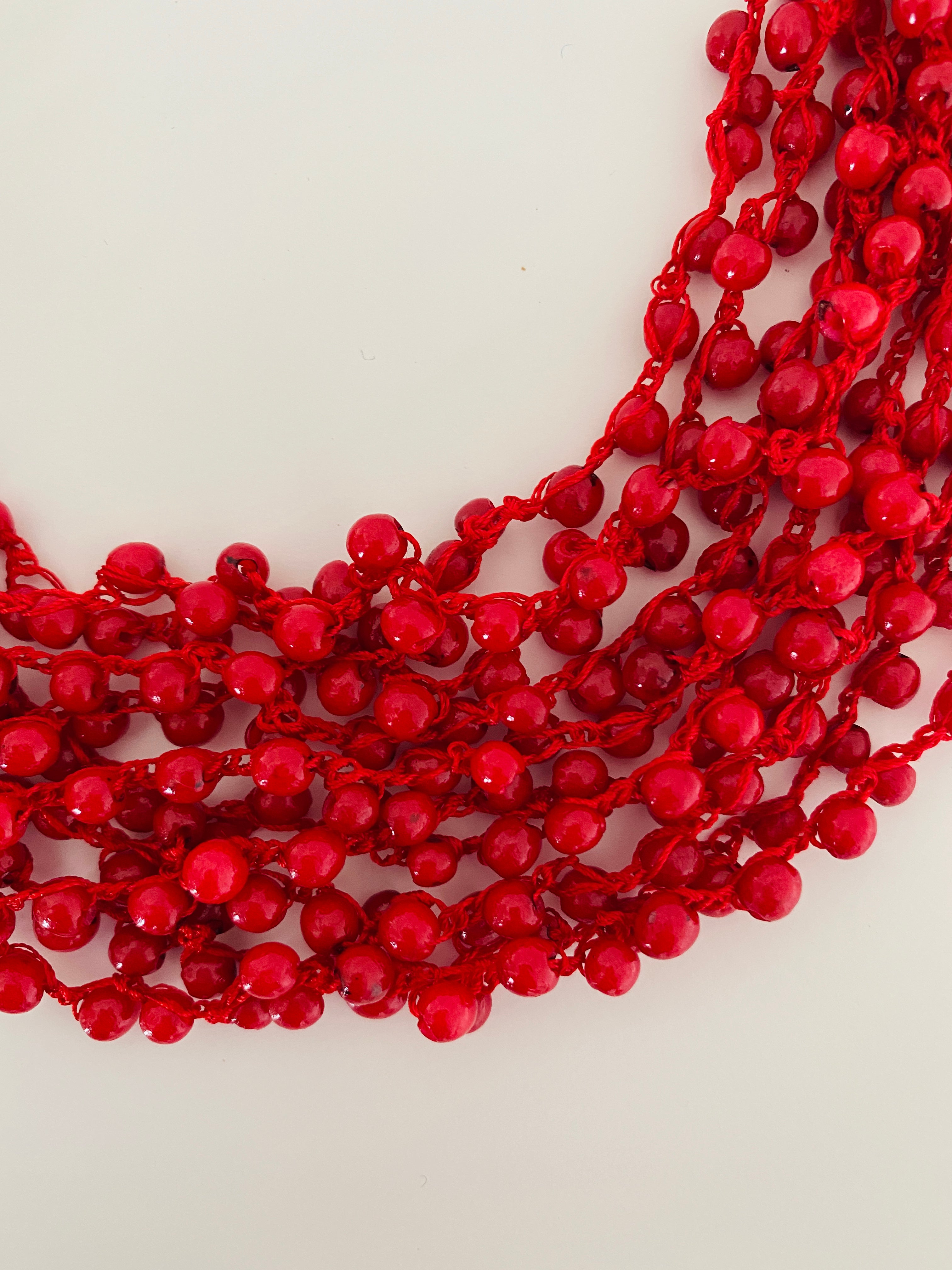 Chirilla Seeds Necklace - Red